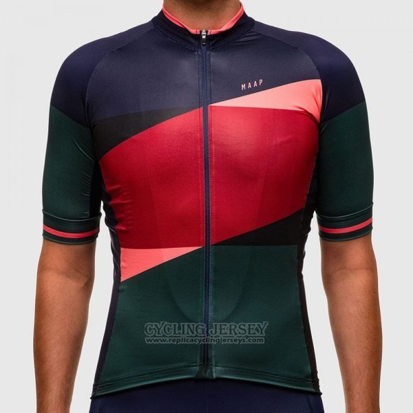 2017 Cycling Jersey Maap Red Short Sleeve and Bib Short Replica